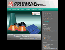 Tablet Screenshot of crushingequip.com.au